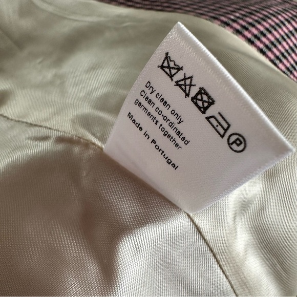 Me + Em Boyfriend Plaid Blazer Jacket Sz M - Picture 10 of 11